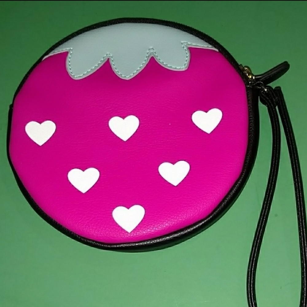 Luv Betsey Strawberry Wristlet